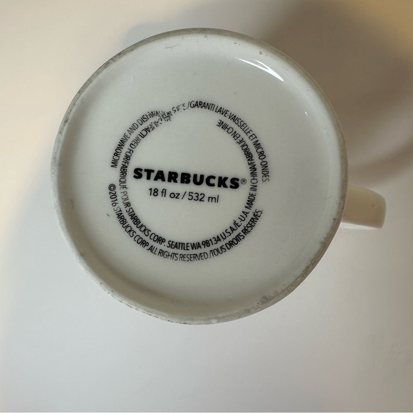 Starbuks 2016 Holiday ornaments mug 18 oz - Picture 7 of 8
